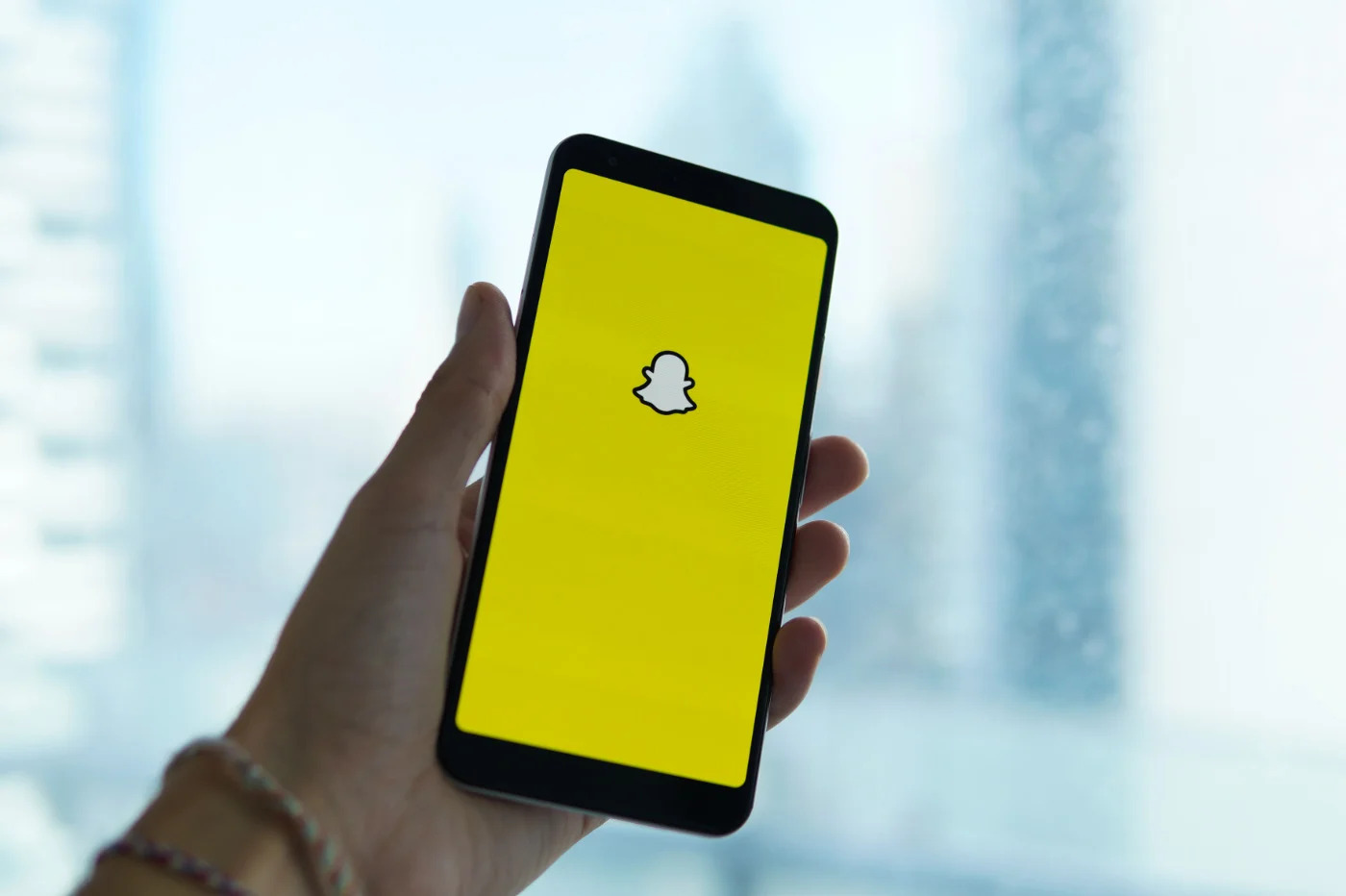 Snapchat sur un smartphone