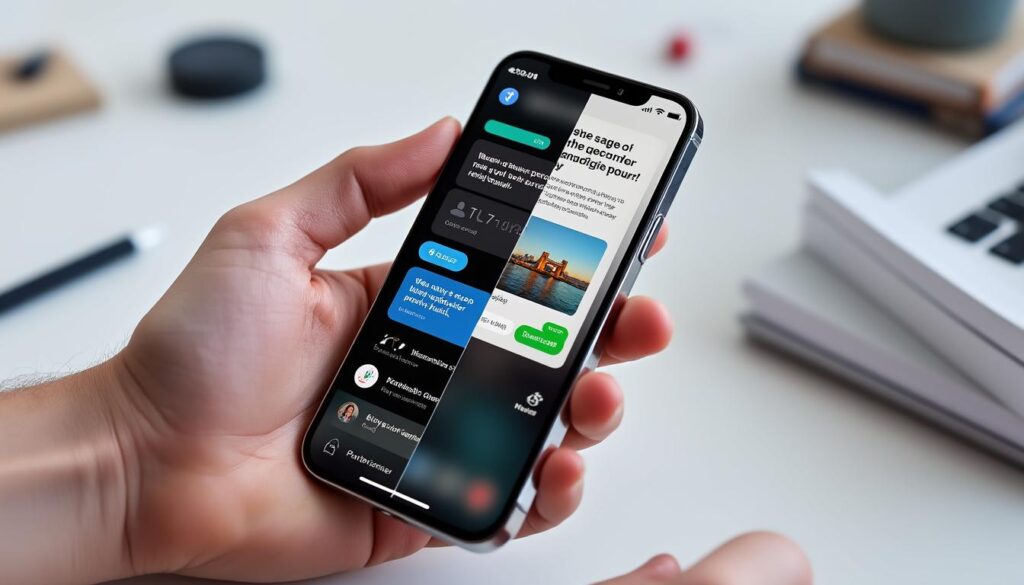 Utiliser le multi-écran sur iPhone XR pour gérer plusieurs applications