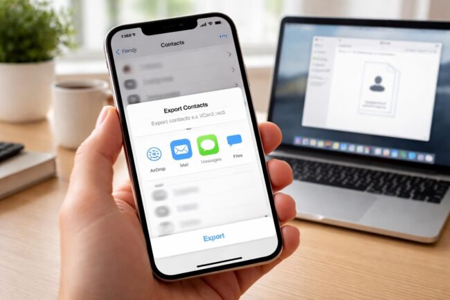 découvrez comment exporter facilement vos contacts au format vcard depuis votre iphone grâce à ce guide détaillé et étape par étape.