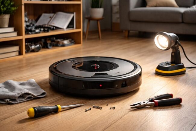 découvrez comment diagnostiquer et réparer l'erreur 6 sur votre roomba grâce à nos conseils pratiques et méthodes efficaces pour retrouver un aspirateur fonctionnel.